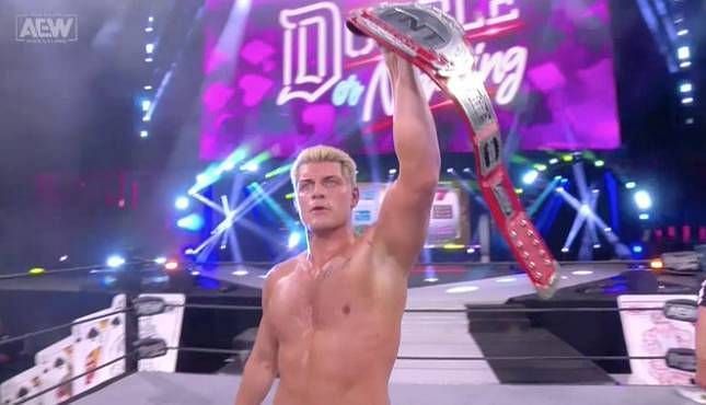 Cody as AEW TNT Champion