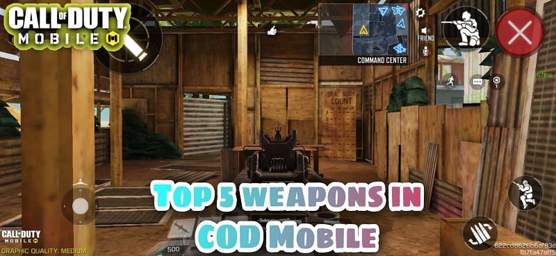 Top 5 best weapons in COD Mobile