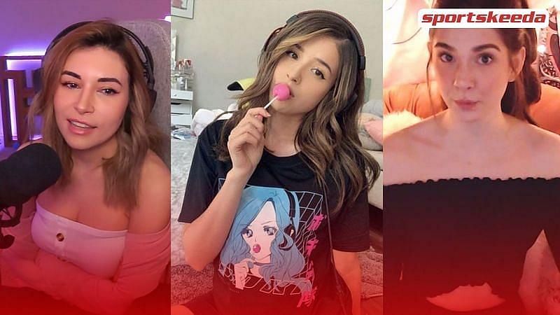 Twitch streamers Pokimane, Alinity and InvaderVie