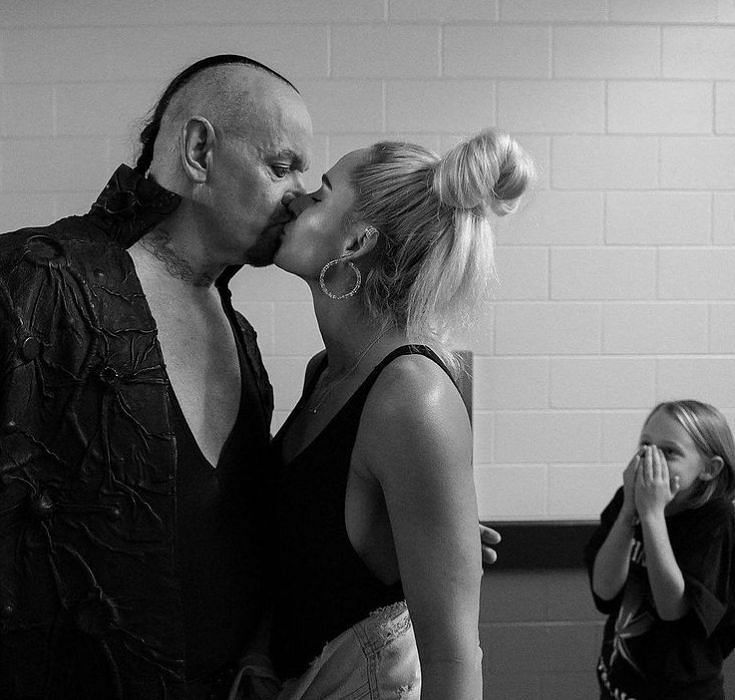 The Undertaker, Michelle McCool, and their daughter