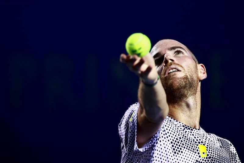 Adrian Mannarino at the Telcel ATP Mexican Open 2020
