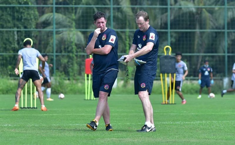 A glimpse of the SC East Bengal training session