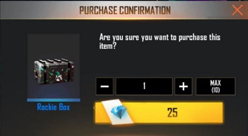 Confirm the purchase