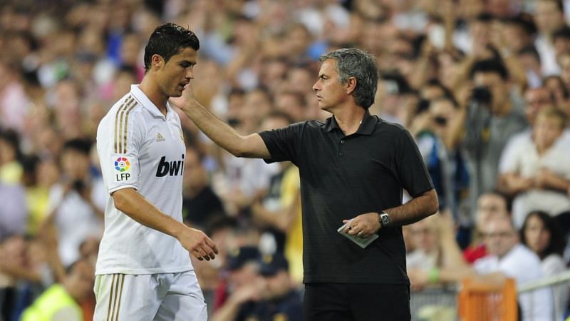 Jose Mourinho coached Ronaldo at Real Madrid