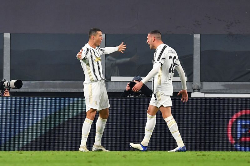 Cristiano Ronaldo and Merih Demiral