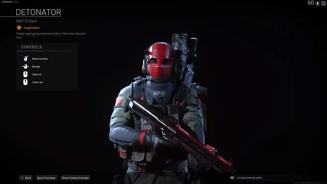 Nikto Darkside Skin in Call of Duty: Warzone (Image Credits: Activision)