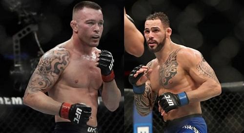 Colby Covington (left); Santiago Ponzinibbio (right)