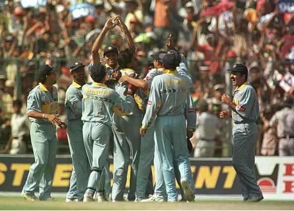 Srinath and Kumble helped India defeat cricket heavy-weights Australia