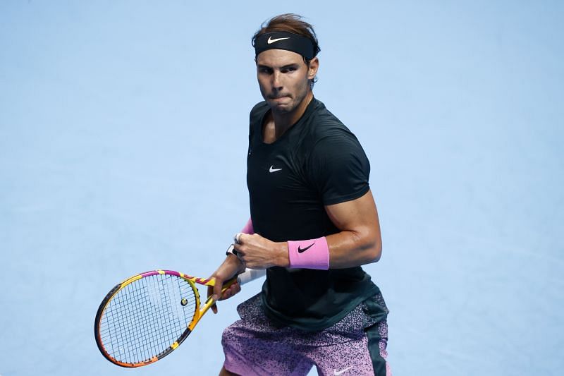 Rafael Nadal at the Nitto ATP Finals