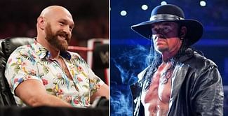 Tyson Fury sends a message to The Undertaker