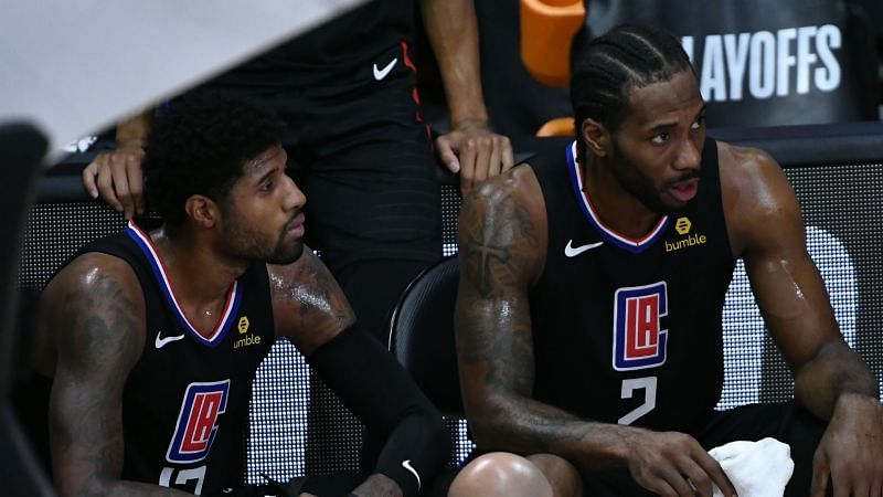 Paul George and Kawhi Leonard - 2020 WCSF Game 7