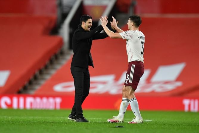 Gary Neville raves about Arsenal star's performance during win over Manchester United