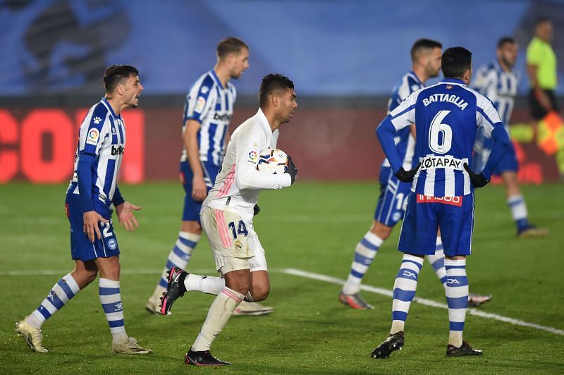 Casemiro scored Real Madrid&#039;s only goal in the 2-1 loss