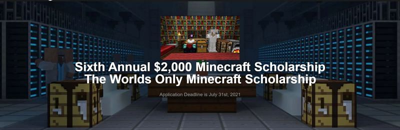 How to earn a Minecraft Scholarship for college