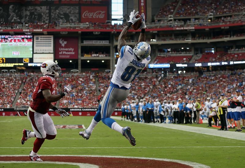 Calvin Johnson with the Detroit Lions