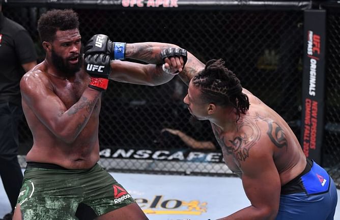 Greg Hardy says he’s ready for the big names in the UFC heavyweight division