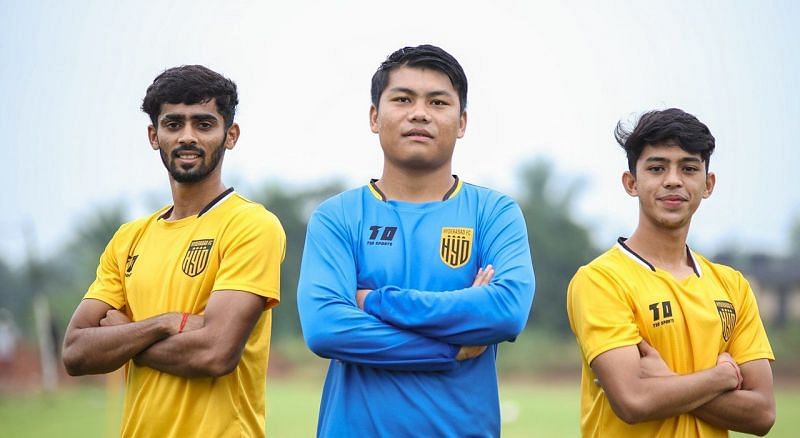 Akash Mishra, Biaka Jongte, and Rohit Danu unveiled as HFC players