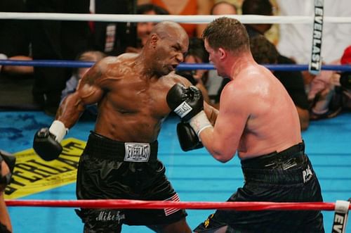 Mike Tyson vs. Kevin McBride, this would be Tyson's infamous last fight