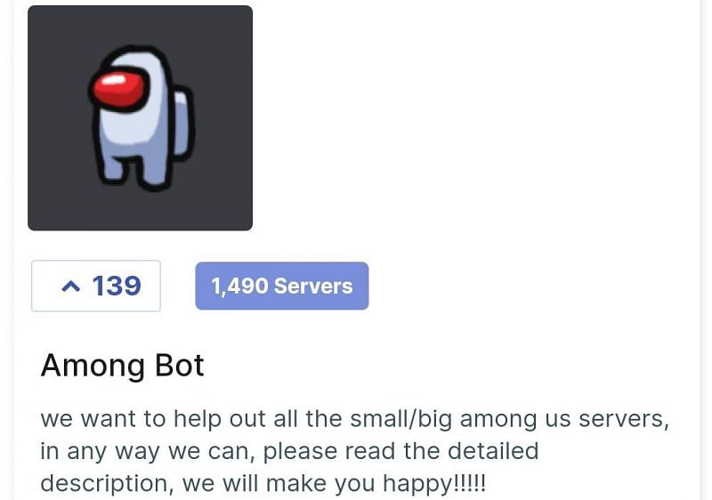 Among Us: los mejores bots para agregar en tus servidores de Discord