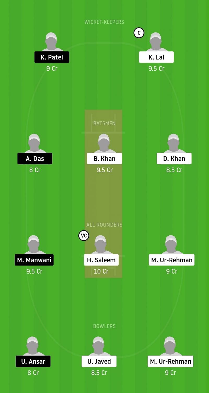 Dream11 Team for BSH vs RSCC - ECS Barcelona, November 2020.