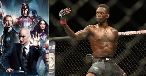 UFC middleweight champion Israel Adesanya (R)