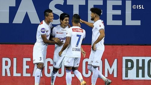 Chennaiyin FC produced an emphatic first half display to swat aside Jamshedpur FC's challenge (Credits: ISL)