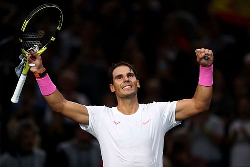 Rafael Nadal at the 2019 Rolex Paris Masters