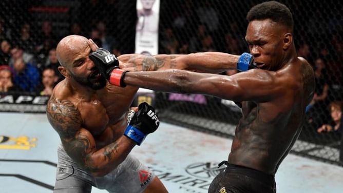 UFC Middleweight Champion Israel Adesanya reveals he never watched back the Yoel Romero fight