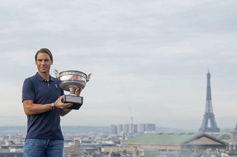 Rafael Nadal at the 2020 French Open