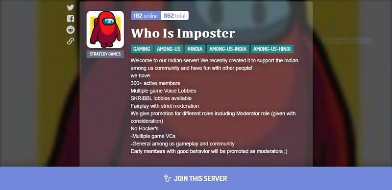 Join our among us server – Discord