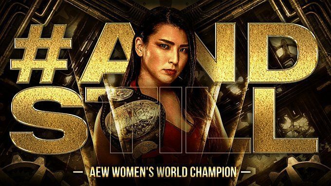 After a grueling match, Hikaru Shida retained at AEW Full Gear