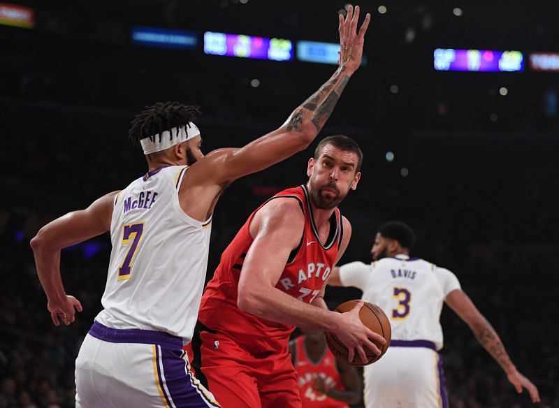 Toronto Raptors v Los Angeles Lakers