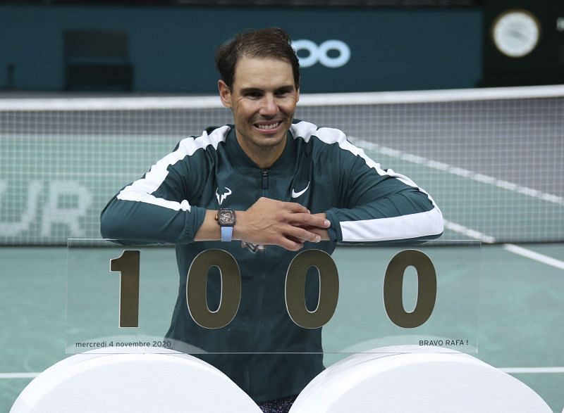Rafael Nadal has now won 1000 matches on the ATP Tour