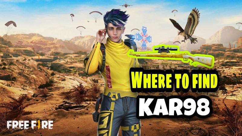 Where to find Kar98 in Free Fire?