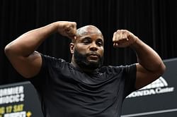 Throwback to when Daniel Cormier had hair painted on his head during a haircut!