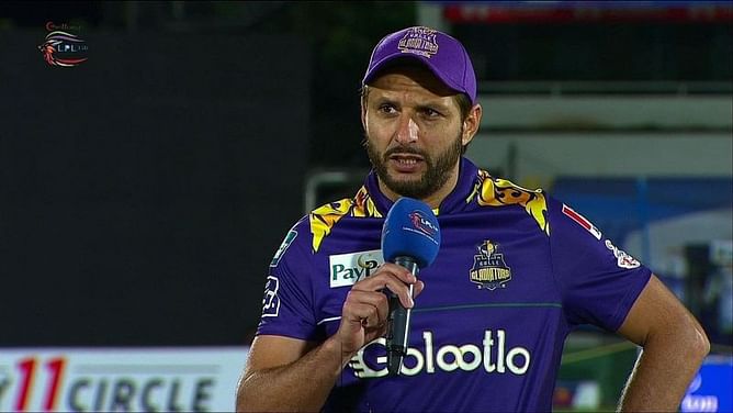 I am enjoying my cricket and I am working hard for it: Shahid Afridi on LPL 2020