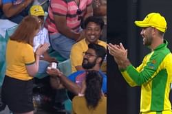 IND v AUS 2020: Marriage proposal in the SCG crowd during the match wins hearts [Watch]