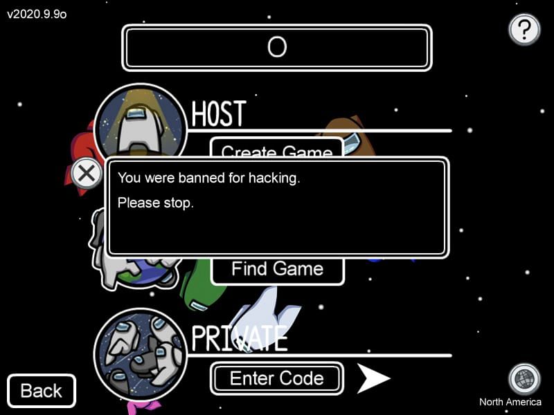 Among Us Banned For Hacking Message Explanation