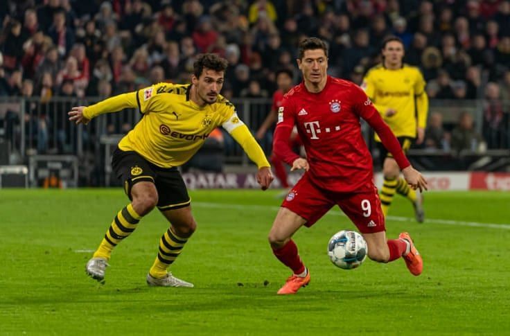 Robert Lewandowski hasn&#039;t scored in his last two games against Borussia Dortmund.