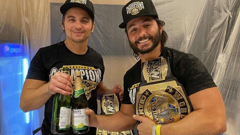 If we&#039;re up to Young Bucks, their wait for tag team gold would have been longer.