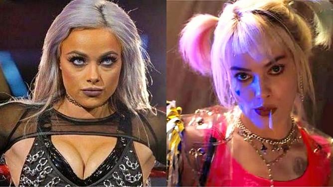Liv Morgan dresses up as Harley Quinn for Halloween 2020