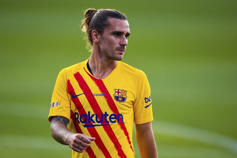 Antoine Griezmann in action for Barcelona