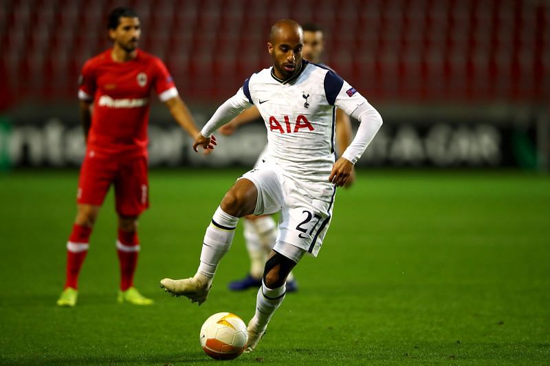 Lucas Moura has scored four goals for Tottenham Hotspur in 2020-21.