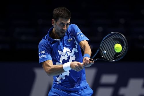 Novak Djokovic at the Nitto ATP Finals