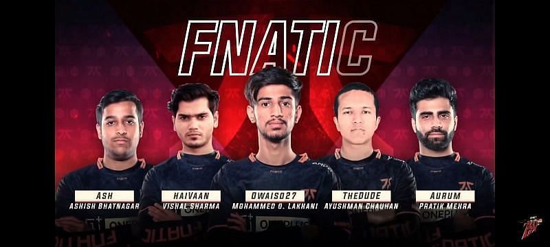 Team Fnatic India (Image via - GoodGame1 YouTube)