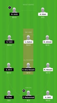 Dream11 Team for DSC vs BUCC - ECS Rome 2020.