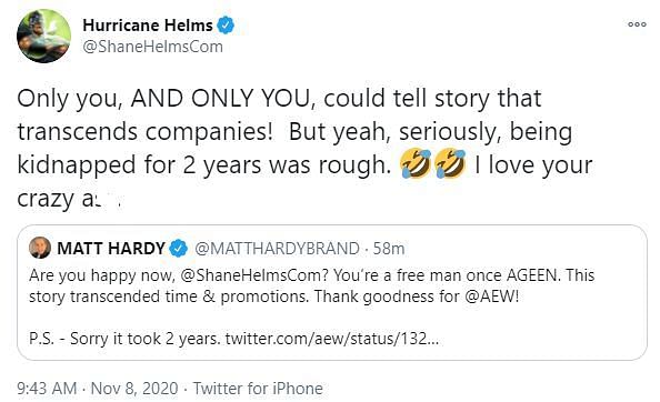 Matt Hardy&#039;s Multiverse crashing into each other (Pic Source: AEW)