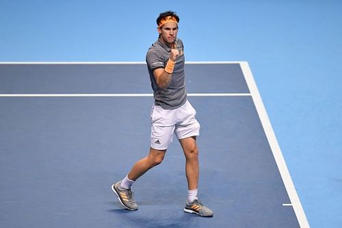 Dominic Thiem at the 2019 ATP Finals in London