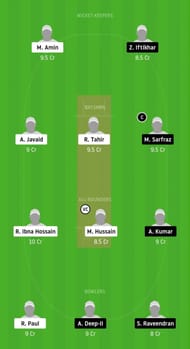 Dream11 Team for BUCC vs BCC - ECS Rome 2020.