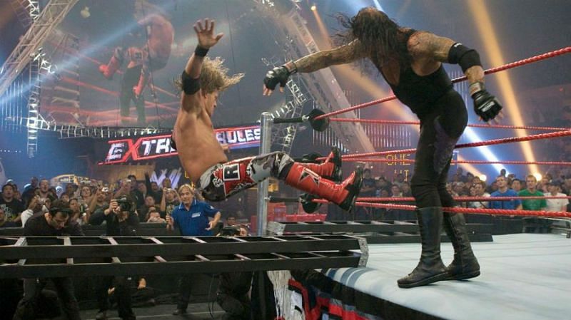 The Deadman put his career on the line in his only TLC Match.